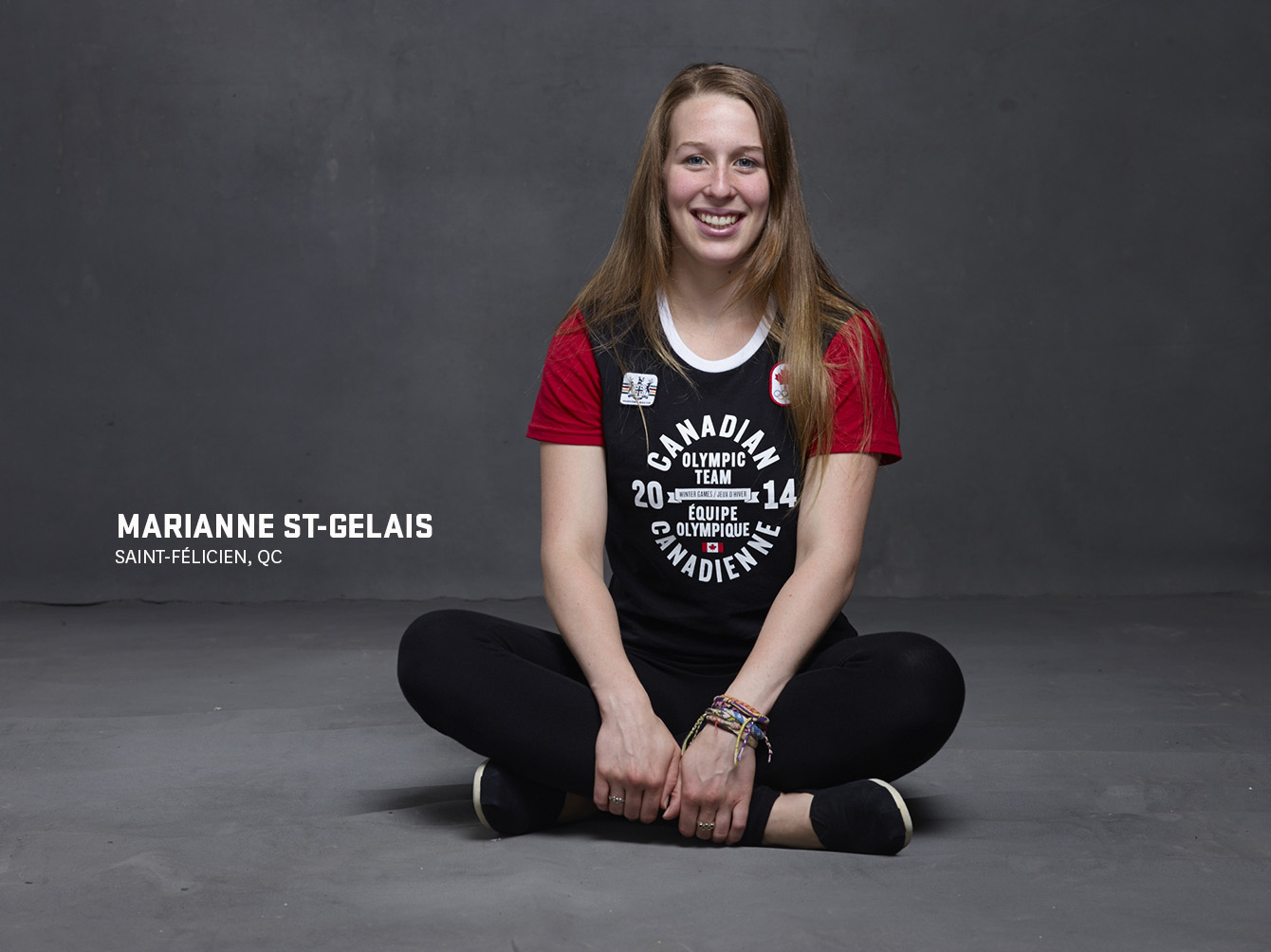 Photo officiel olympique de Marianne St-Gelais