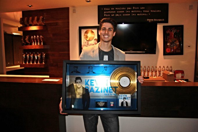 kevin bazinet disque d'or