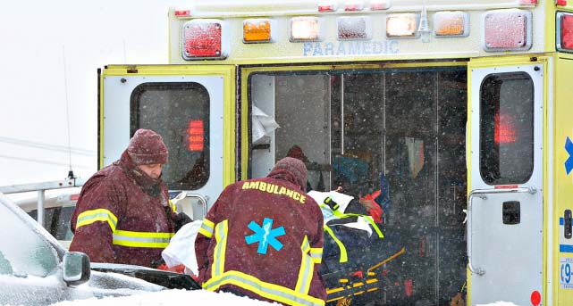 ambulance quebec hiver