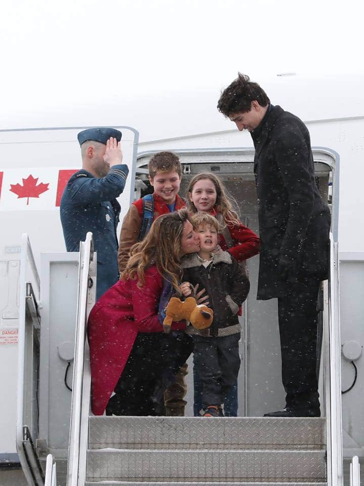 Justin trudeau famille inde