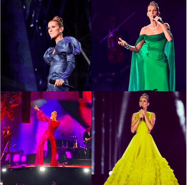 Céline Dion complètement magnifique pour son spectacle à Londres Céline Dion