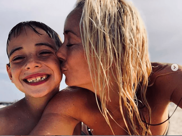 Découvrez les magnifiques photos des vacances de Mariloup Wolfe et son fils Mariloup Wolfe