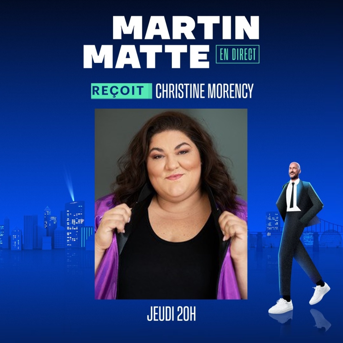 christine morency martin matte en direct