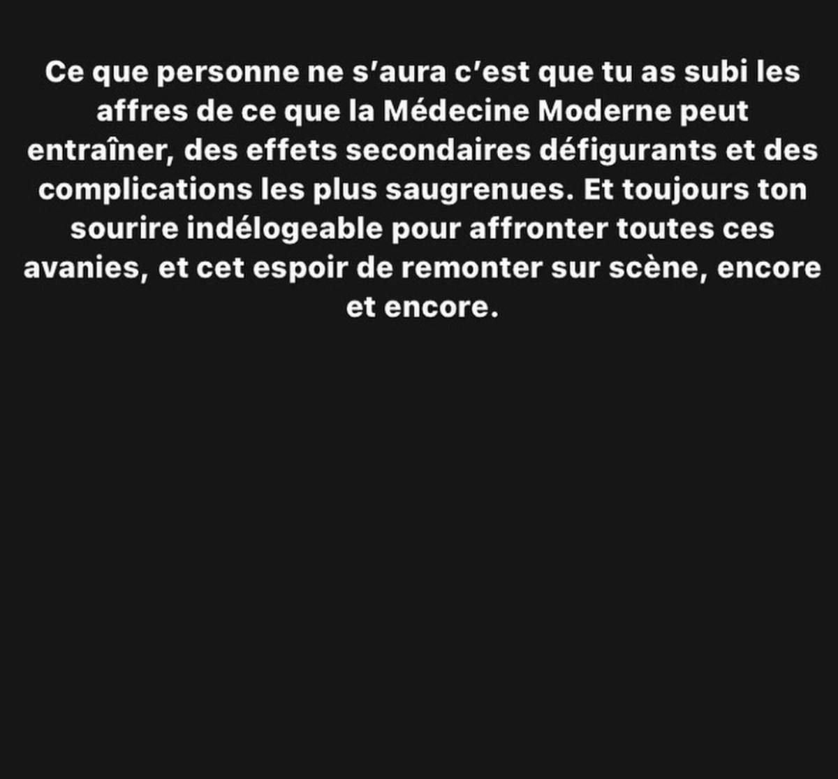 Oncologue Karl Tremblay message