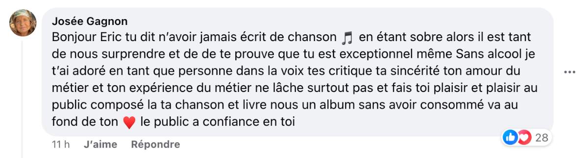 Commentaires Éric Sobre 2024