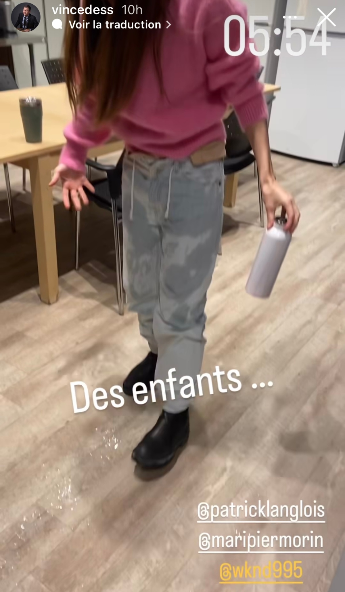 maripier morin pantalons mouilles 