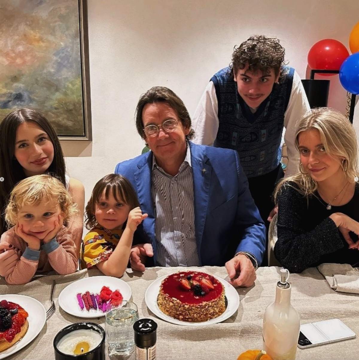 Pierre-Karl Péladeau et ses enfants 2023