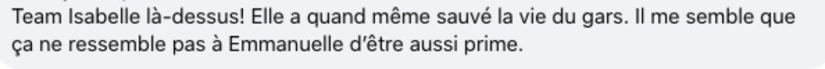 commentaire isabelle stat