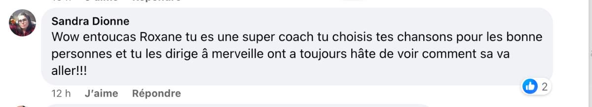 Commentaire Roxane La Voix