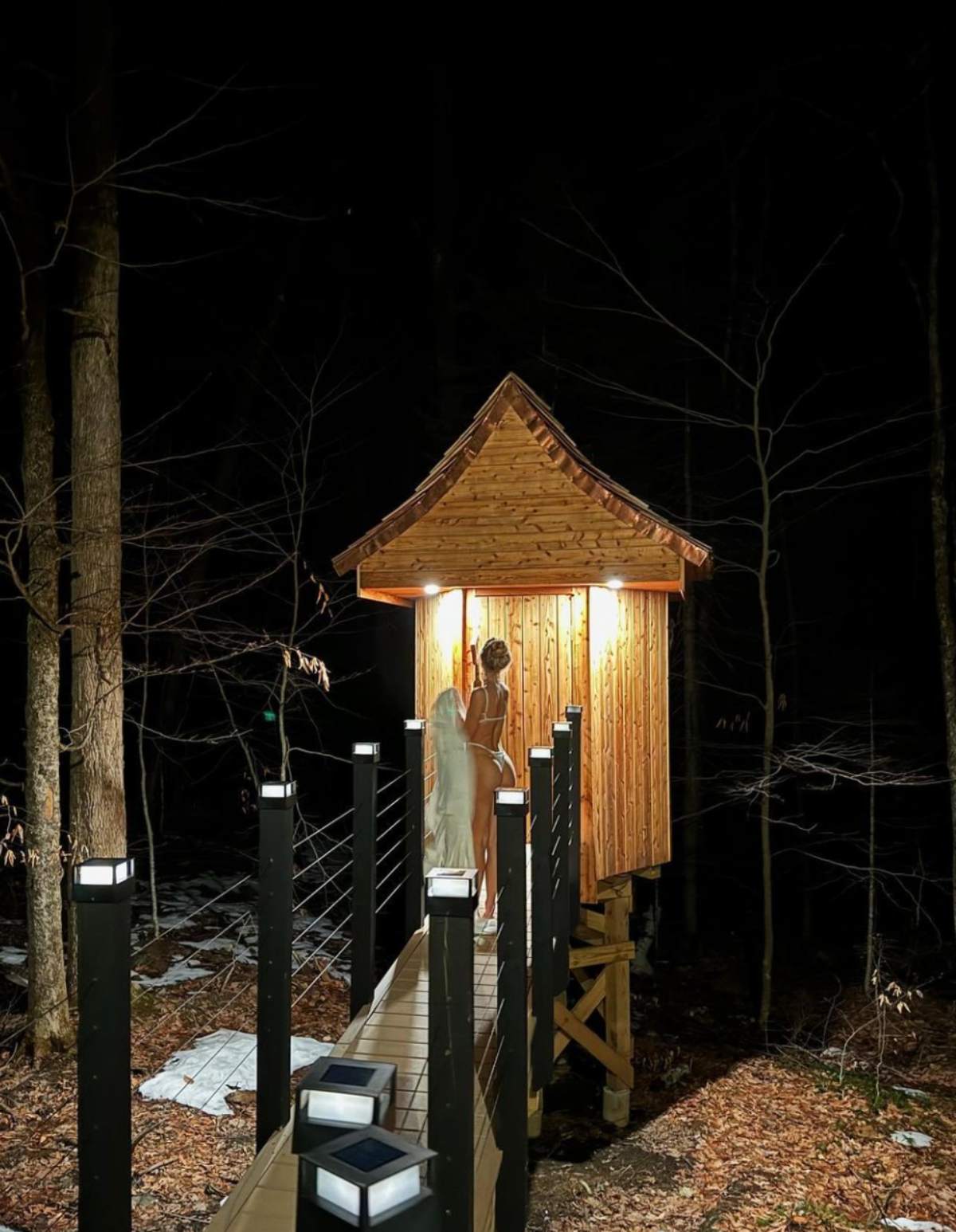 Ludivine Reding sauna vermont