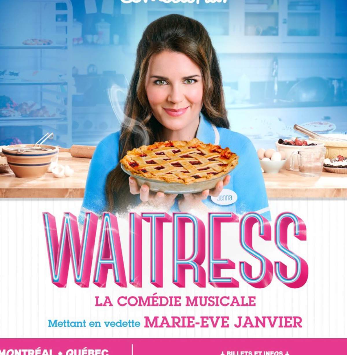 Marie-Ève janvier waitress specatcle