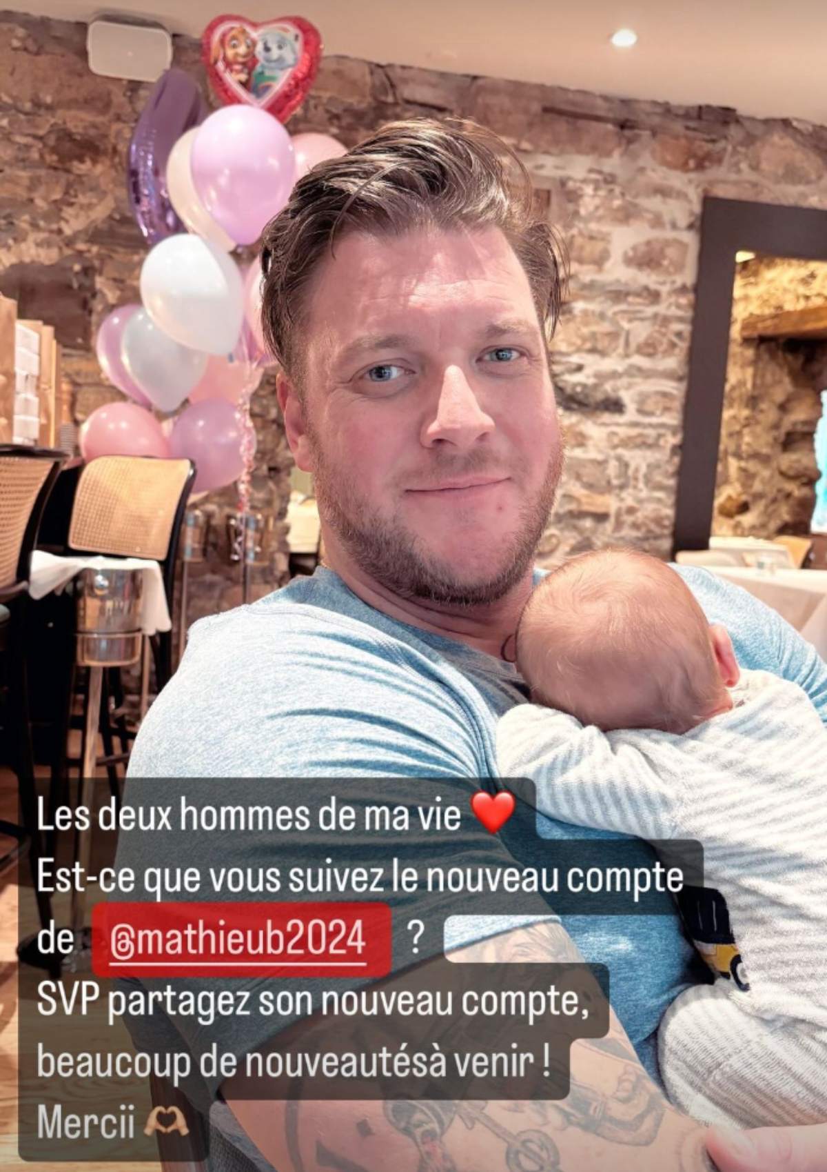 Mathieu BAron Nouveau compte instagram