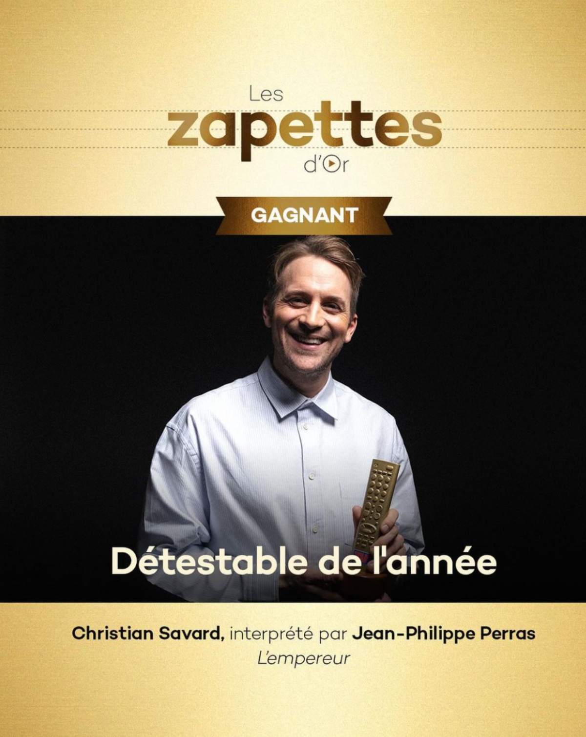 Zapettes d'or Jean-Philippe Perras 2024