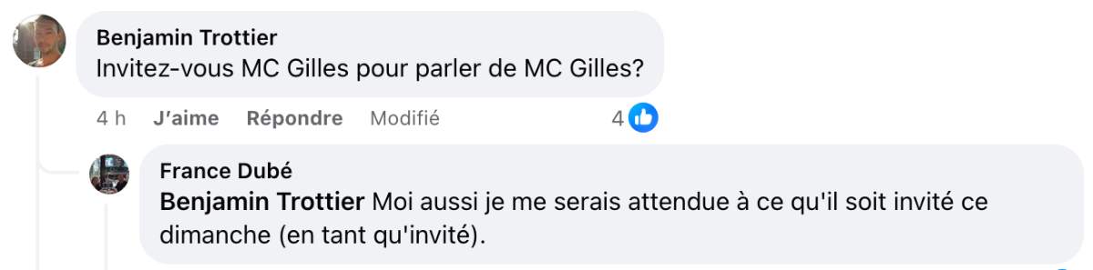 Commentaire tlmep invités