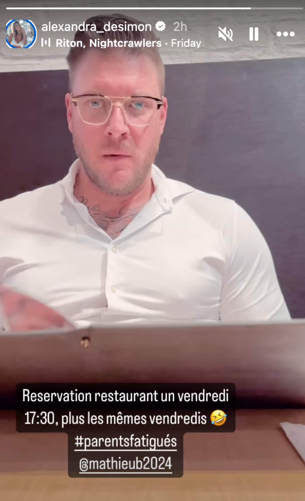 Mathieu Baron restaurant alexandra de simon