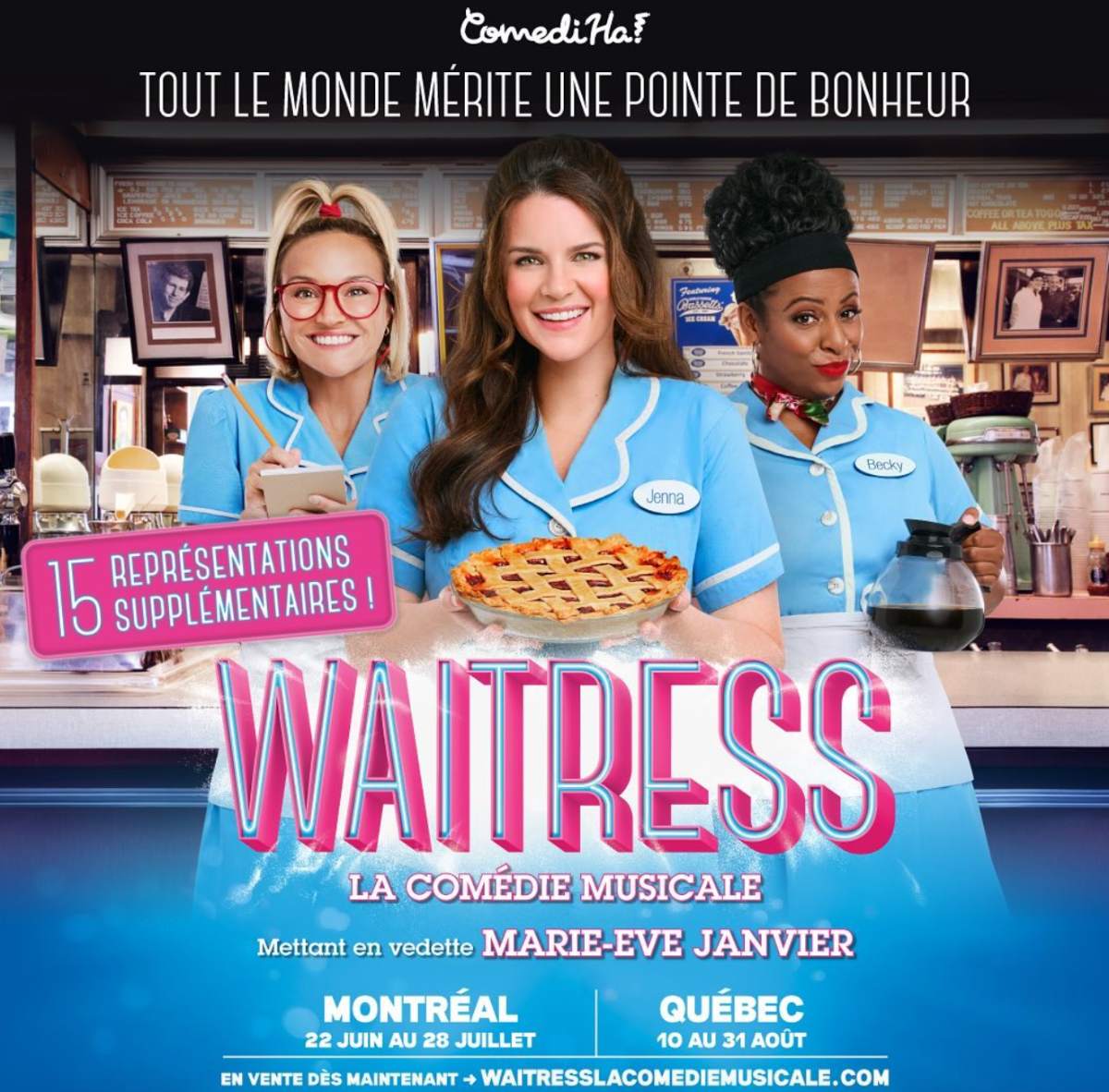 Marie-Ève Janvier waitress supplémentaires