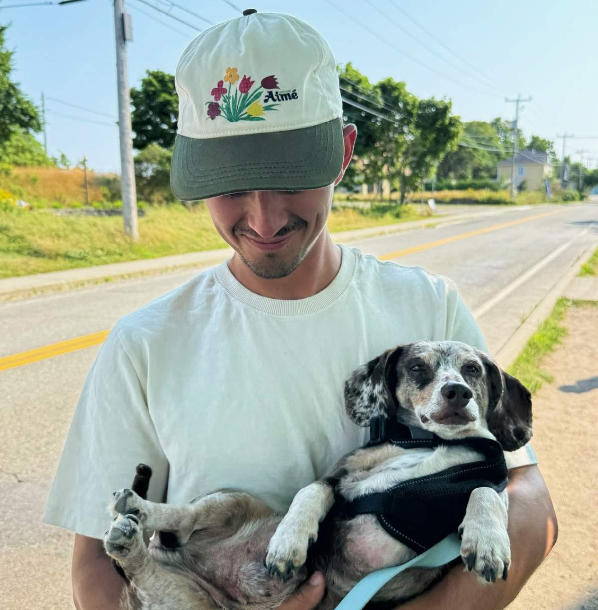 Antoine Bibeau Laforce et chien