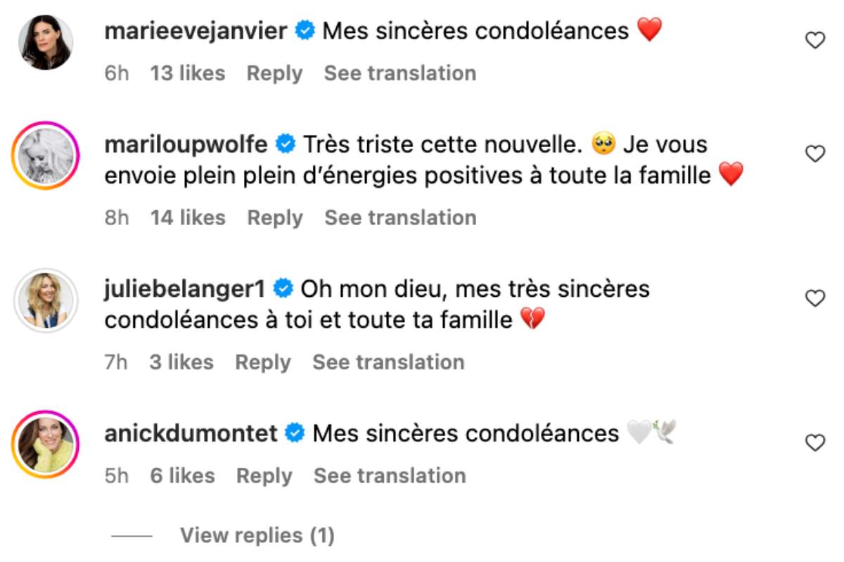 Maripier morin commentaires