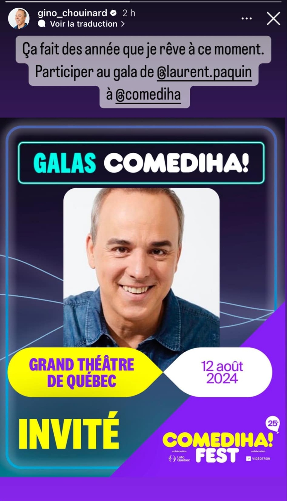 gino chouinard comediha