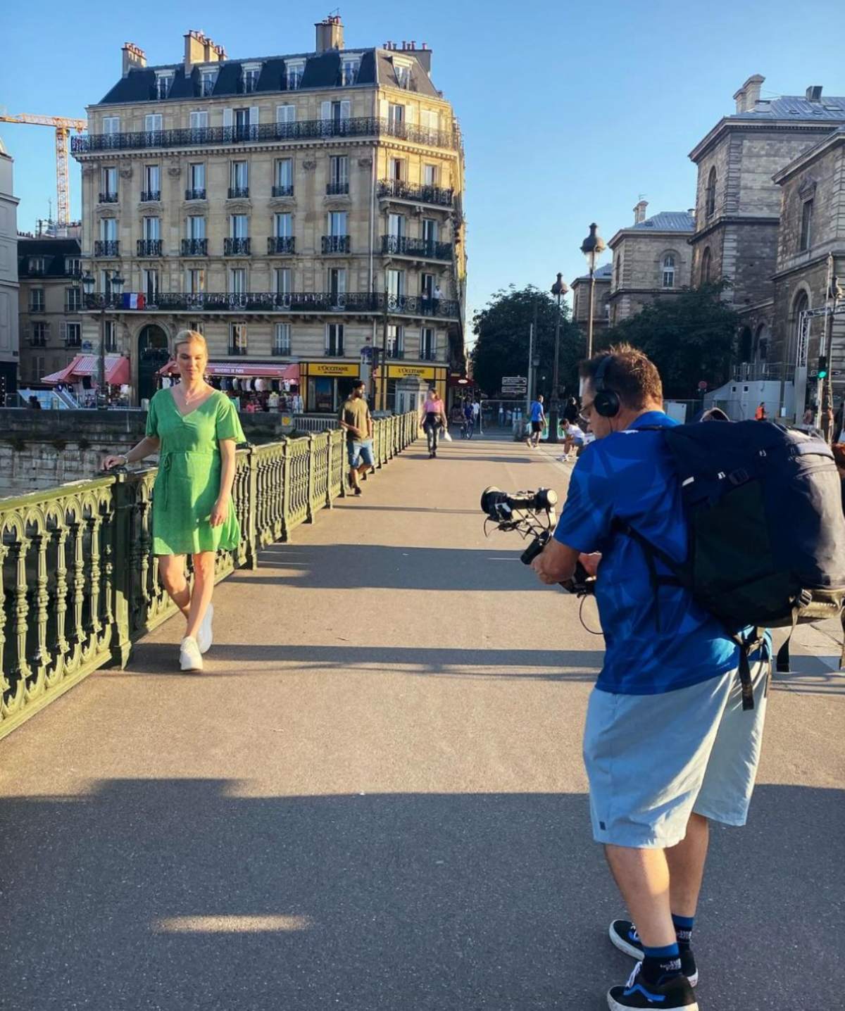 Geneviève Tardif robe verte