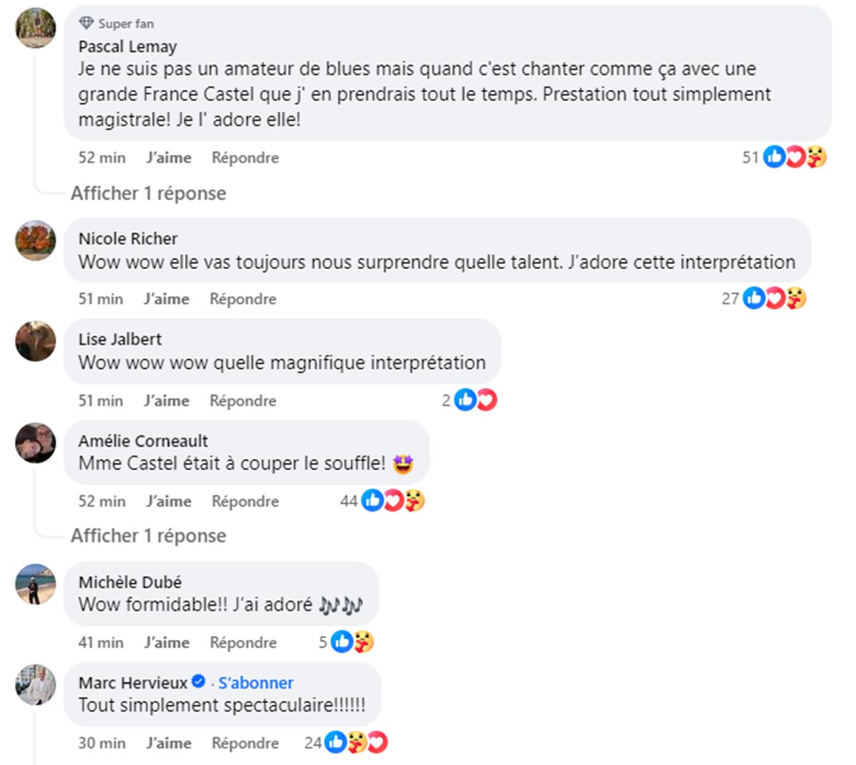 france castel en direct de l'univers commentaires