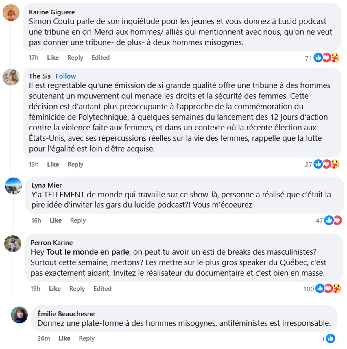 commentaires tlmep