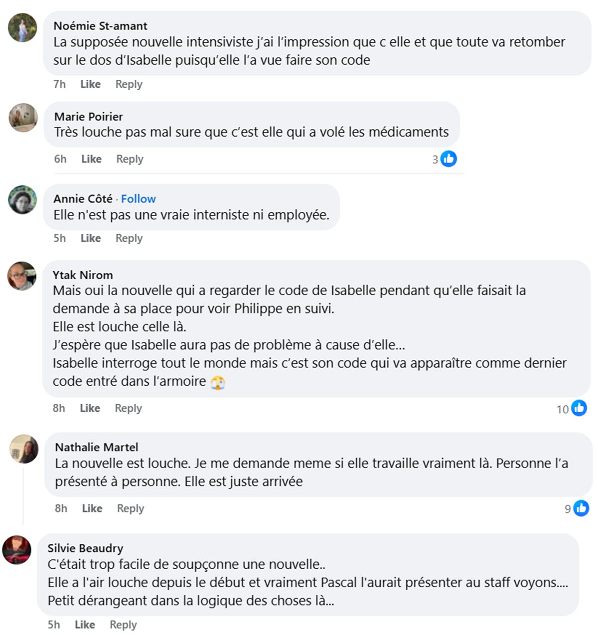 commentaire interniste stat