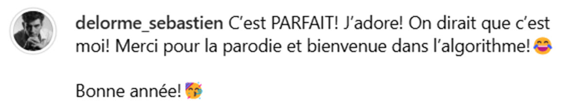 commentaire sébastien delorme bye bye
