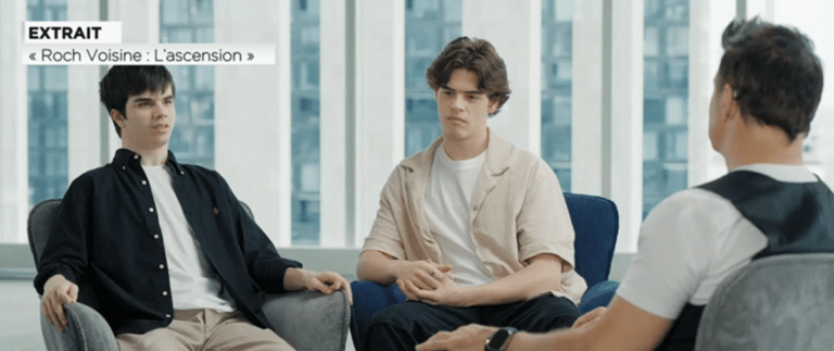 Les 2 enfants de Roch Voisine donne leur première entrevue ensemble et ...