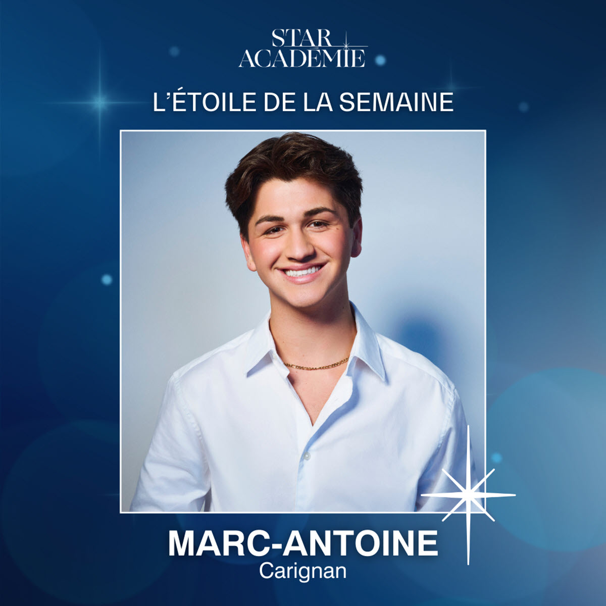 star académie marc-antoine étoile