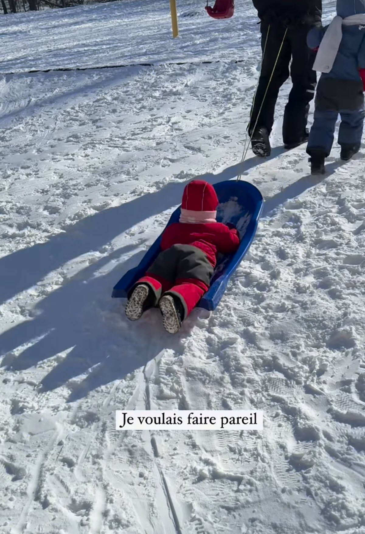 marie-eve janvier sortie famille 2