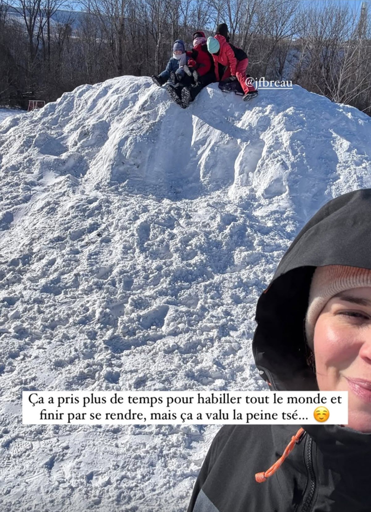 marie-eve janvier sortie famille 3