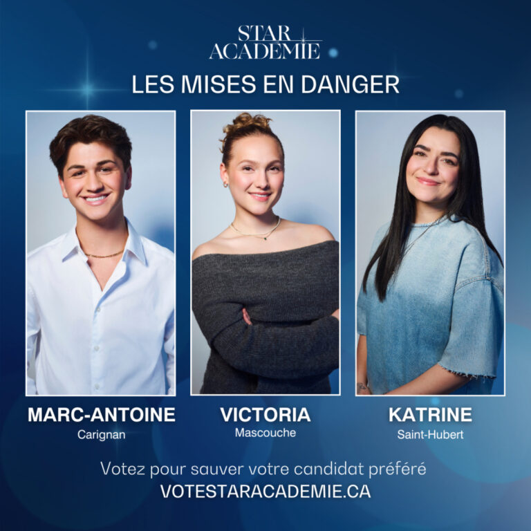 On connait finalement les 3 candidats en danger à Star Académie ...