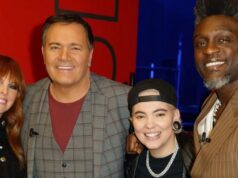 France D’amour publie la première photo sur le plateau avec tous les coachs de La Voix