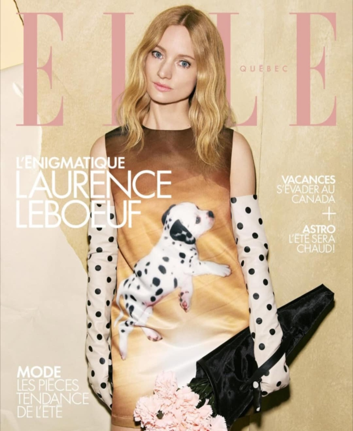 Laurence Leboeuf Couverture Magazine ELLE Quebec