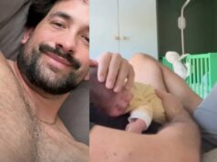 Félix-Antoine Tremblay pose avec son bébé en Une de magazine et les commentaires son nombreux