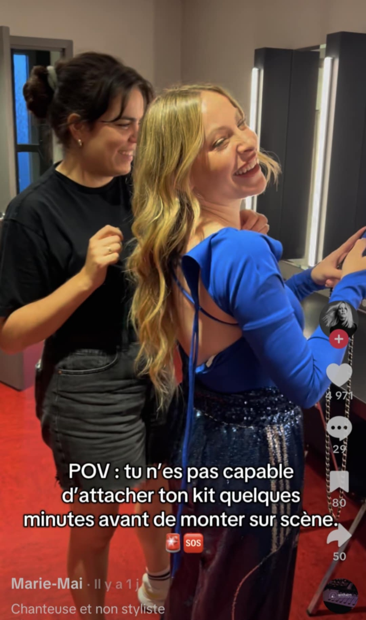 Marie-Mai Look Scene Probleme 2025