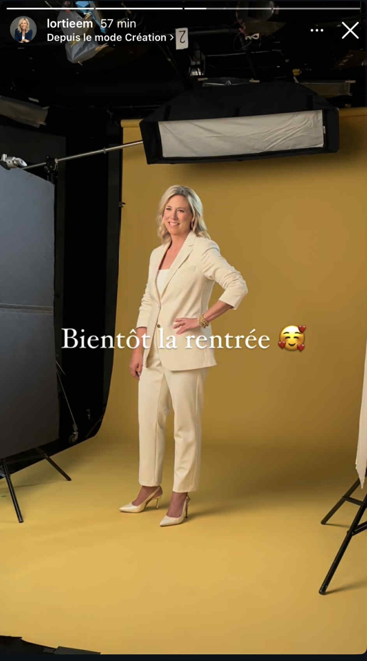 Eve-Marie Lortie Rentree Salut Bonjour