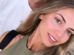 Ludivine Reding de STAT publie son look pour son party de Noël