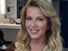 Julie Bélanger montre son look pour sa dernière émission