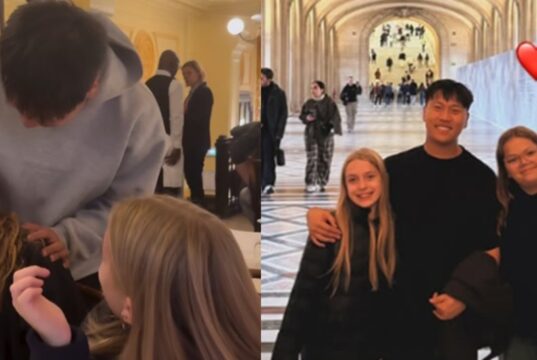 Toute une surprise pour les filles de Joël Legendre lors de leur voyage à Paris