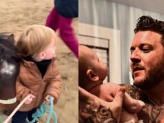 Découvrez 13 photos des enfants de Mathieu Baron depuis leur naissance