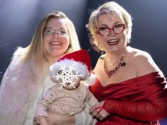 Nathalie Simard publie une photo avec sa petite-fille dans les bras du Père-Noël