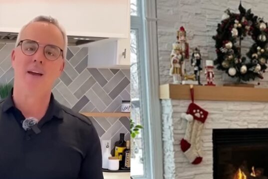 Gino Chouinard montre toutes ses décorations de Noël dans sa maison et c’est quelque chose