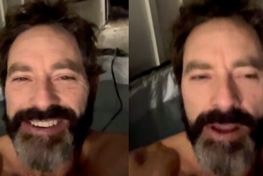 Guillaume Lemay-Thivierge lance un message en plein bain de glace