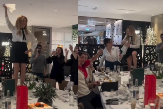 La fille de Julie Snyder filme sa maman en train de fêter et c’est quelque chose