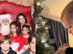 La famille Groulx partage toutes les photos avec le père Noël et ça fait réagir