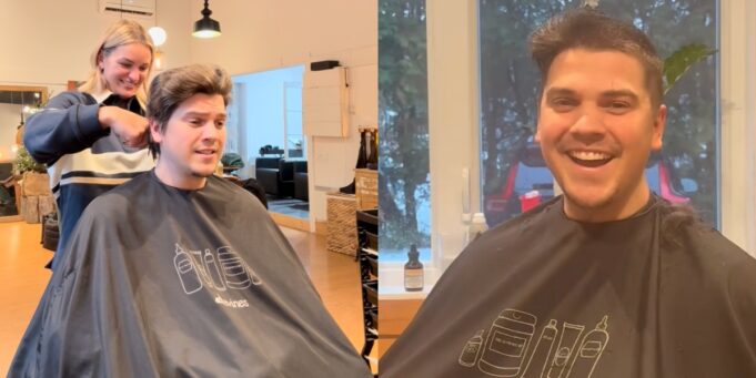 Ludovick Bourgeois changé complètement de coupe de cheveux pour le début de 2026