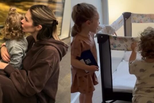 Maripier Morin publie toutes les images de son voyage en famille et ses enfants ont beaucoup vieilli