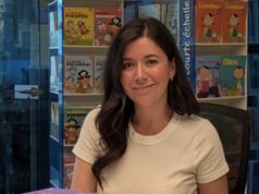 La mairesse Catherine Fournier publie une photo dans sa robe à 35 semaines de grossesse